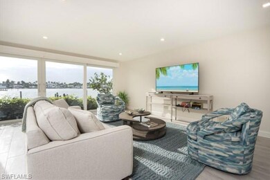 Living area with recessed lighting