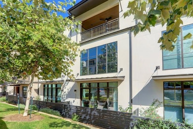 Front of the home with a little garden