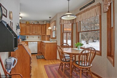 Breakfast nook overlooking the beautiful and priva