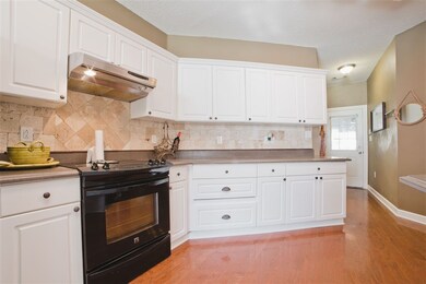 Tons of cabinet and counter space!