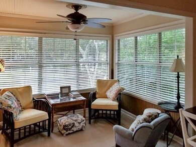 Great sunroom that lets tons of light in!