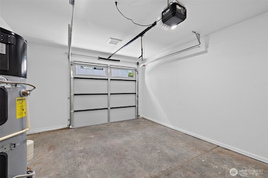 Your own private garage! Model home.