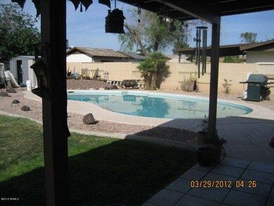 Patio and pool