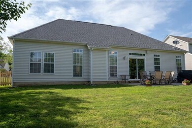 Spacious fenced rear yard