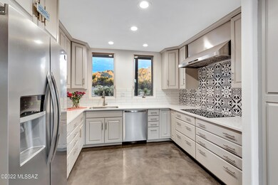 Updated kitchen with amazing views