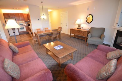 Cozy living room and dining area
