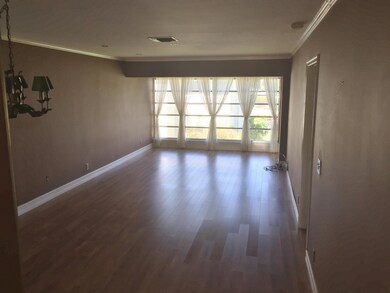 Dining area into living room