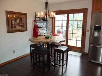 Dinette with slider to back deck.