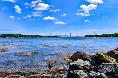 From the shore, Eggemoggin Reach...