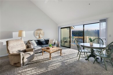 Living Room w/ Vaulted Ceiling