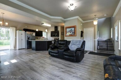 View from Living Room to Kitchen