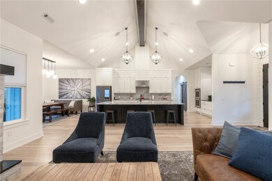 Main floor living room/ kitchen