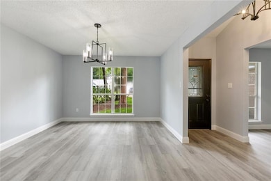 Formal dining area.