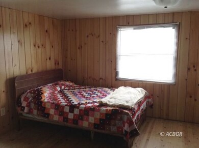 Wood paneling and floors.
