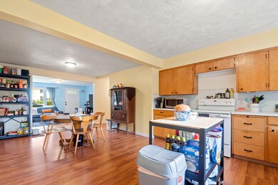 Kitchen/Dining then Living Room