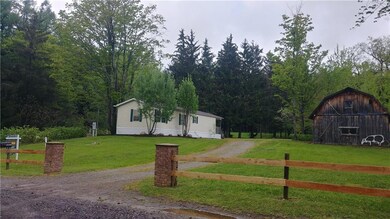 Front from the road-house and barn