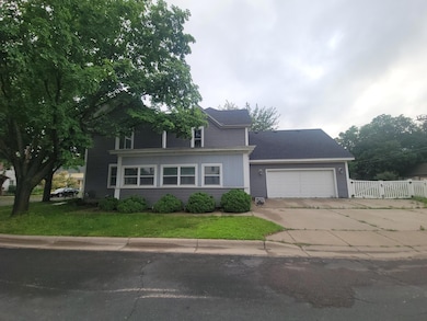 attached two car garage and front porch