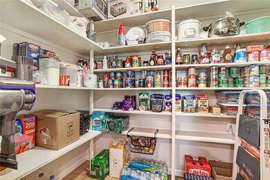 Huge walk-in pantry