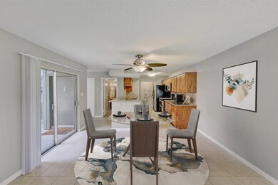 Breakfast/Dining area *Virtually Staged*with slidi