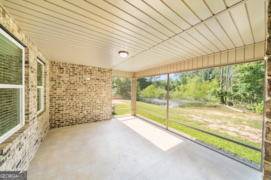 Screened in back porch