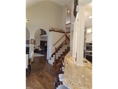 Back stair case.