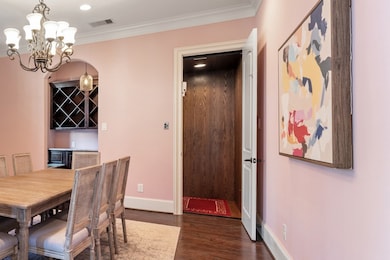 ELEVATOR is situated at the front of the home.