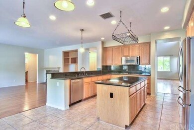 Large open floor plan kitchen and breakfast nook.