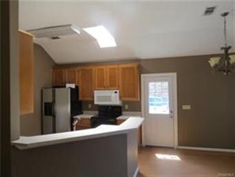 View of the breakfast bar  and eat-in-kitchen
