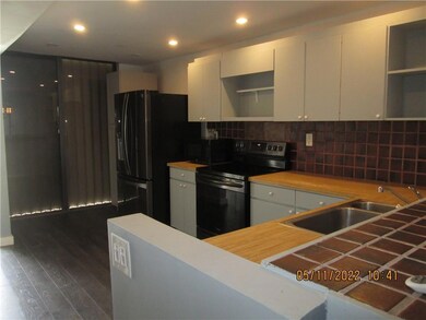 Kitchen from dining area