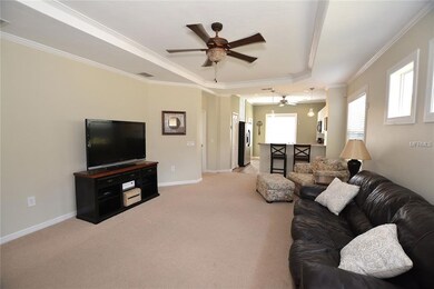 Easy to entertain, the family room is open to the 