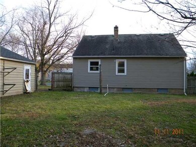 Exterior Back. Rear view of dwelling.