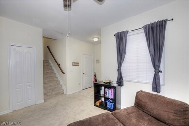 Living room view toward front entrance