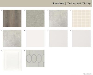 Design Selections. Home is under construction, selections subject to change.