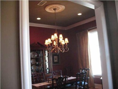 Spacious dining room