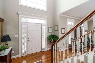 Light filled 2 story entry foyer