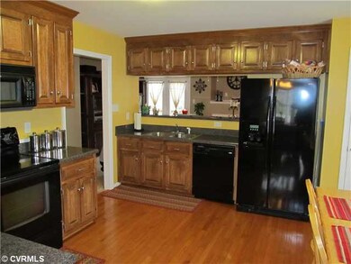 Kitchen - WITH OAK HARDWOOD FLOORS, LIGHT CHERRY C