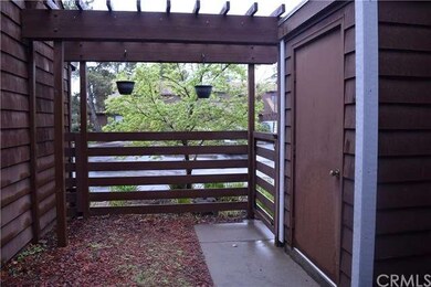 Front patio area with enclosing gate