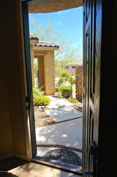 Front Door Courtyard View