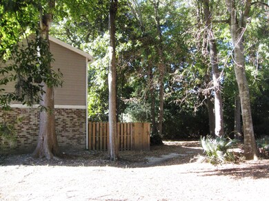 fence and backyard