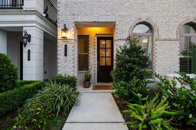Charming brick exterior with a welcoming entrance