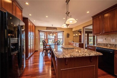 Custom designed craftsman made cherry wood cabinet