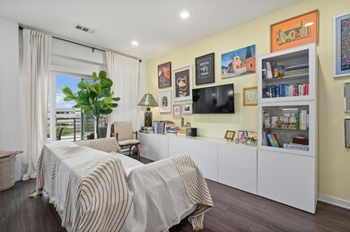 Bedroom featuring recessed lighting, baseboards, 