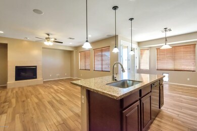 Kitchen Open to Living Area