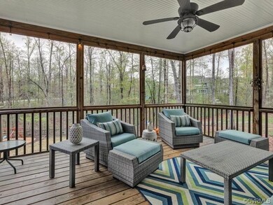 Large screened porch