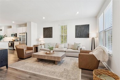 Warm, airy living space