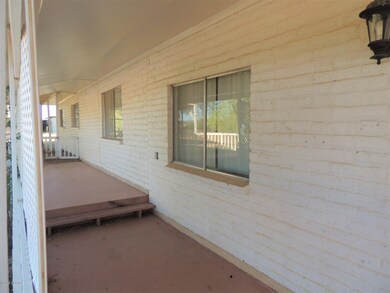 Covered front porch