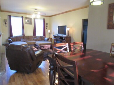The dining is an open extension to the living area
