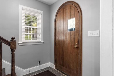 Front interior entry.