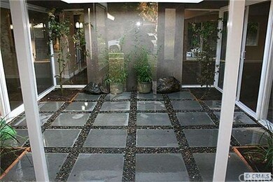 Atrium at entry door.