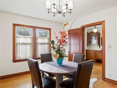 So bright and cheery! Full size formal dining.